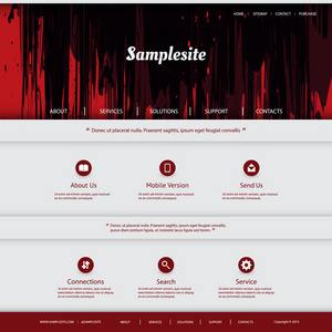 倾角电子产品漫画与卡通图在摄图新视界网站设计中的创意融合