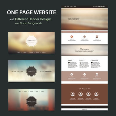 从抽象到现代 探索矢量网站页眉设计的视觉语言与高清素材应用